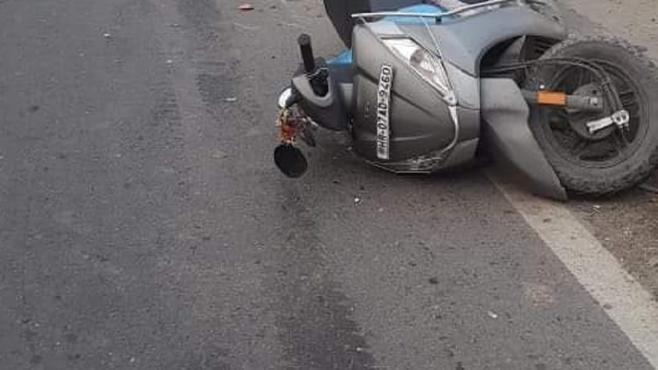 Unknown vehicle hit two women riding a scooty in Kurukshetra both died