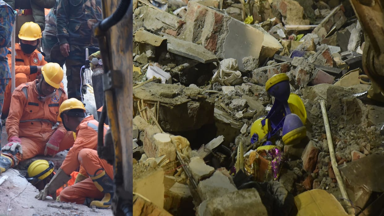 Lucknow building collapse this is how 14 lives save else 14 people have died