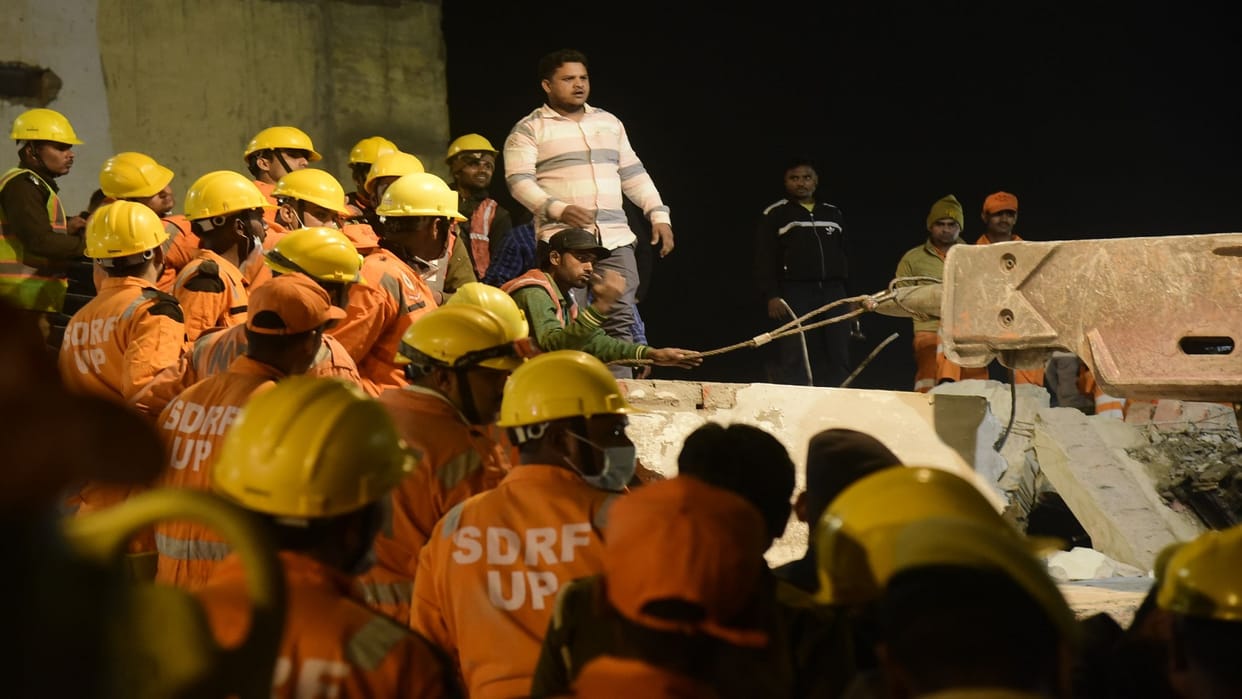 Lucknow Building Collapse Alaya apartment was made of substandard material building collapsed with a bang