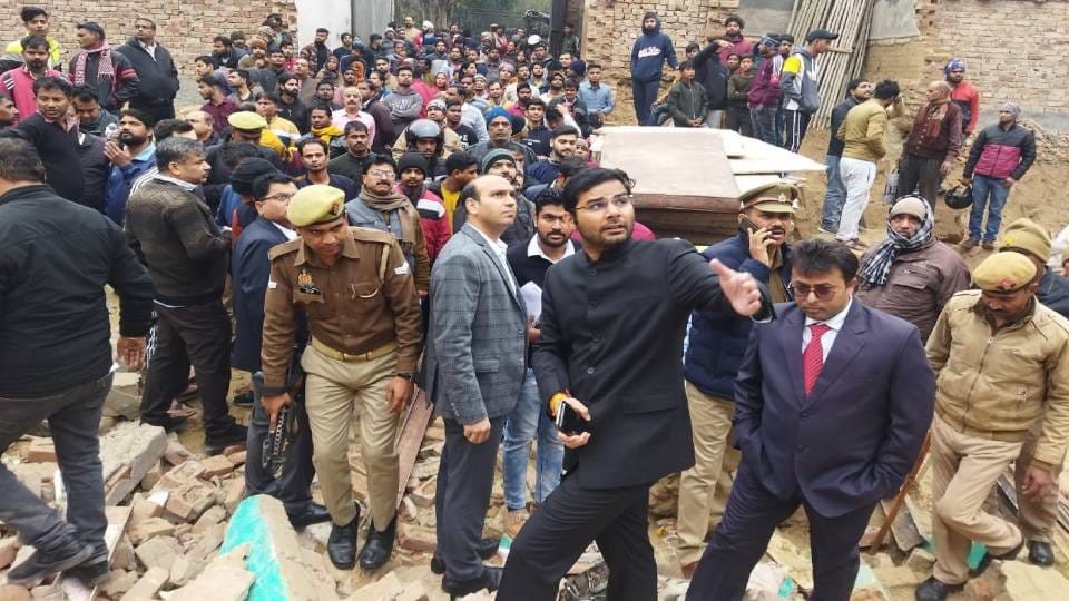 digging in basement of Dharamshala was done ignoring safety standards In Agra