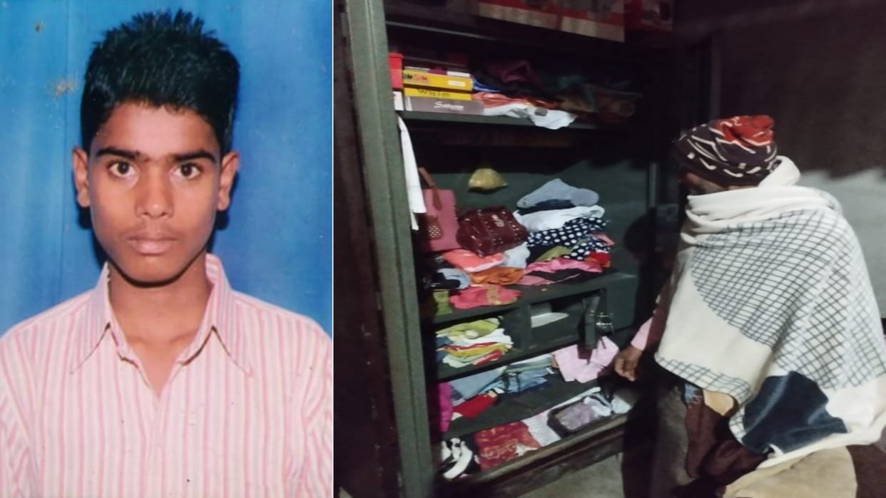A young man was murdered in a village of Baghpat district and stolen from a house at another place