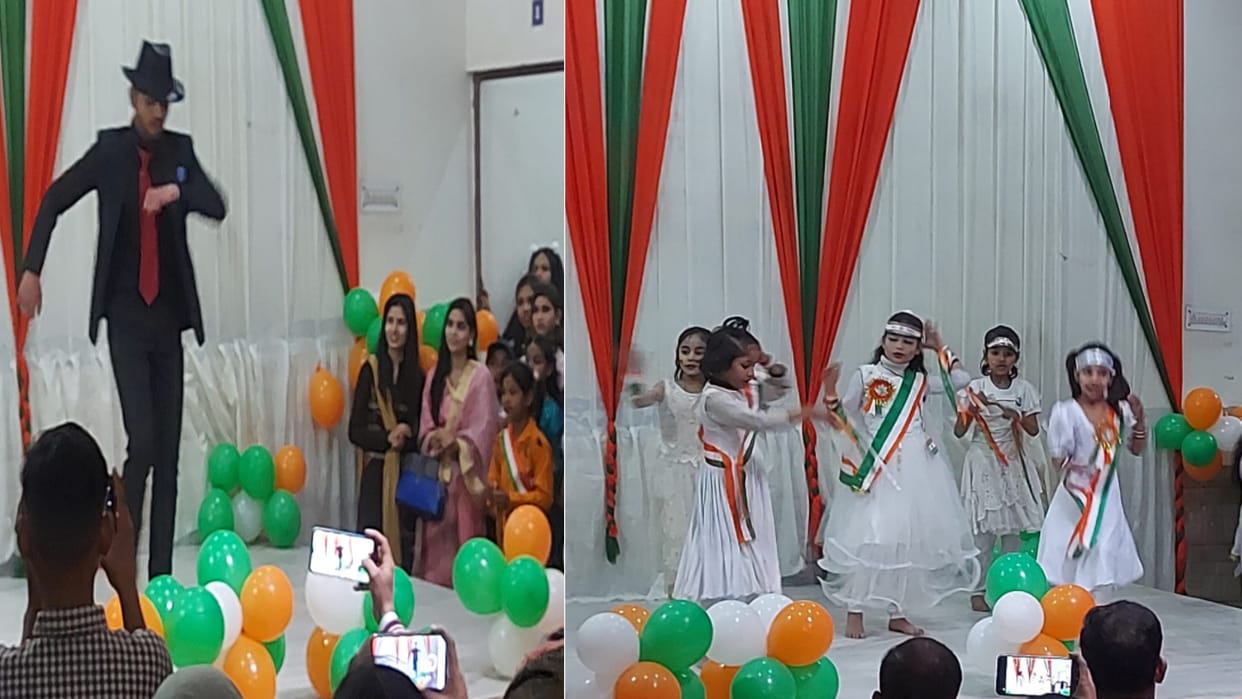 Republic Day: Great program on Republic Day at Meerut International School children gave cultural presentation