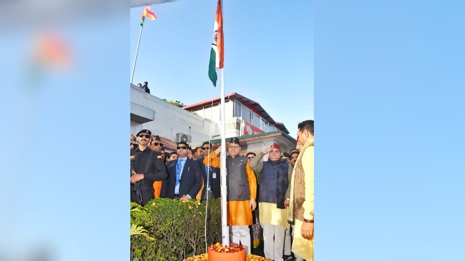 Republic Day 2023 Celebration in Uttarakhand from Kedarnath to china Border Flag Hoisting