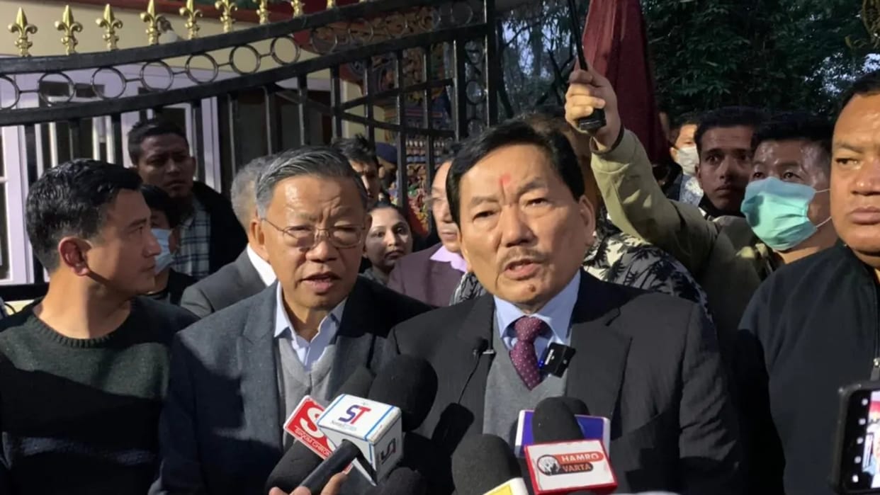 president rule demand in sikkim by sdf accused skm government
