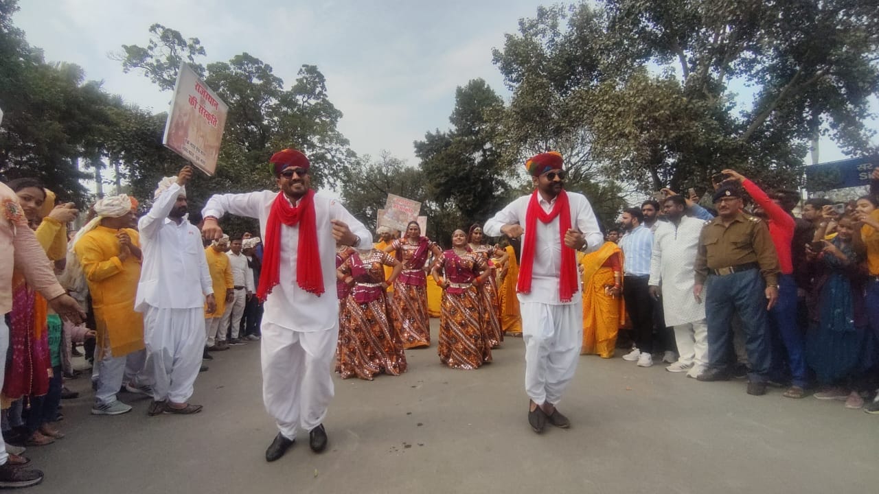 bhu foundation day 1300 acres of campus was a sight to see, glimpses from Kovid to G20 were seen