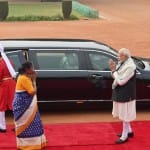 President Droupadi Murmu Car Mercedes-Benz S600 Pullman Guard
