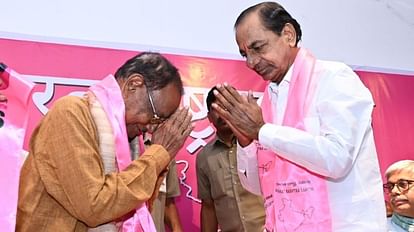 Ex Odisha CM joins BRS Leaders winning but people losing in polls says KCR