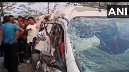 Two girls were killed and five others injured in a road accident at GTB road in Dhubri district