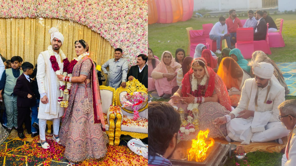 Indian volleyball team captain Nirmal Tanwar marries Deepak