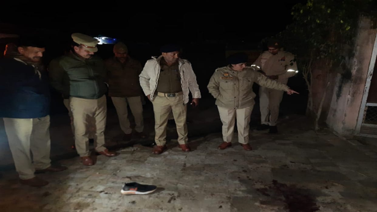 A youth has murdered by friends in a village of Bijnor district and body found by police