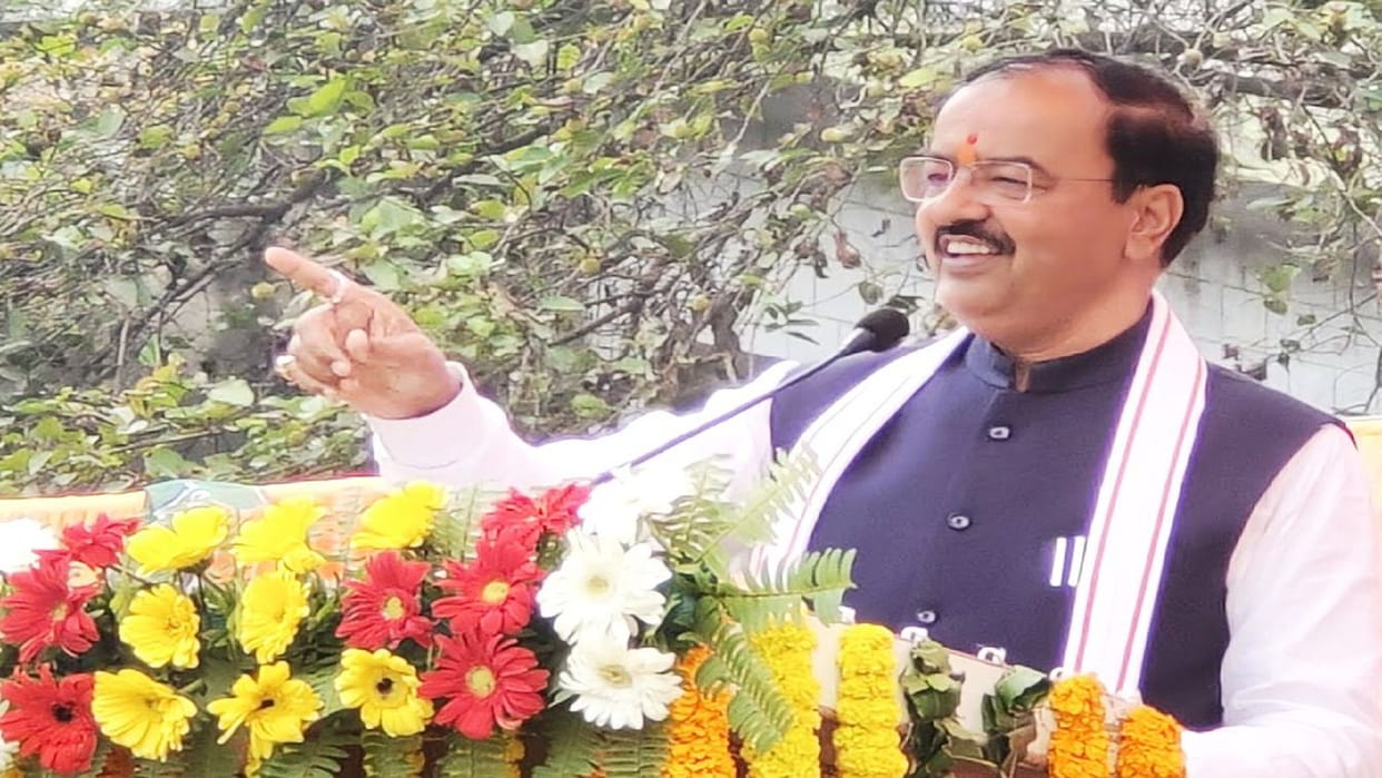 UP Nikay Chunav keshav prasad maurya attack on sp and claimed bjp will win