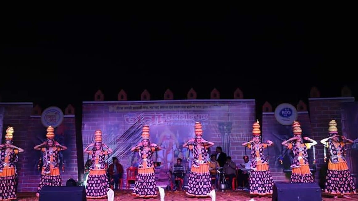 Jatra organized in Annapurna area of Indore, people tasted Marathi cuisine