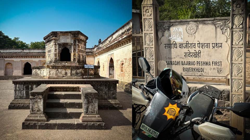 Photo and information of the mausoleum of Bajirao Peshwa
