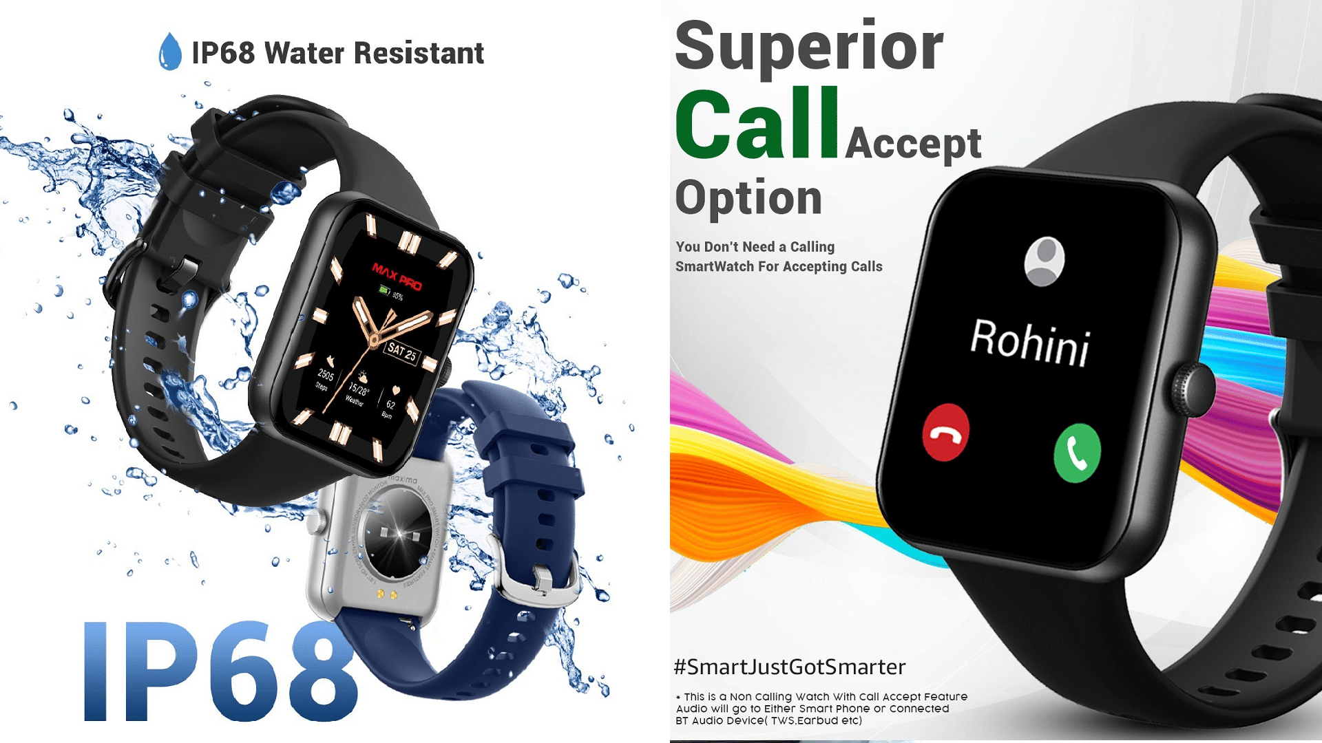 Maxima Max Pro Samurai smartwatch launched in India with call accept function