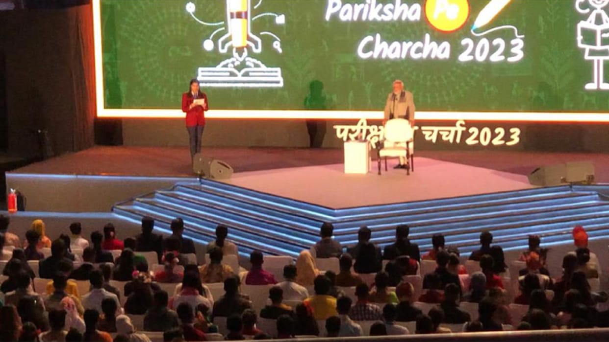 Akshata of Muzaffarnagar moderated Pariksha Pe Charcha program of PM Modi