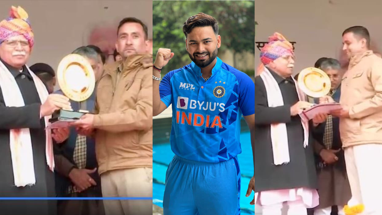 Haryana and Uttarakhand government honoured driver and conductor who Helped Rishabh Pant During Accident