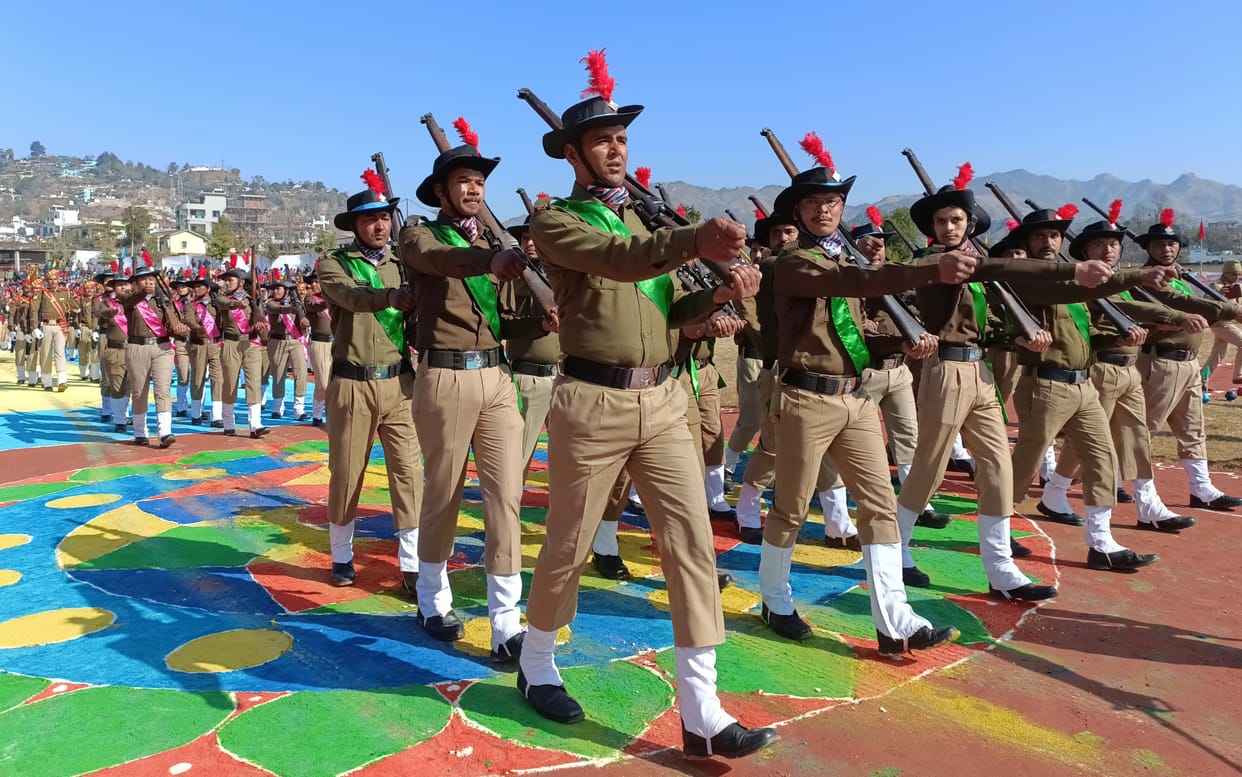 Republic Day celebrated with enthusiasm in Pithoragarh