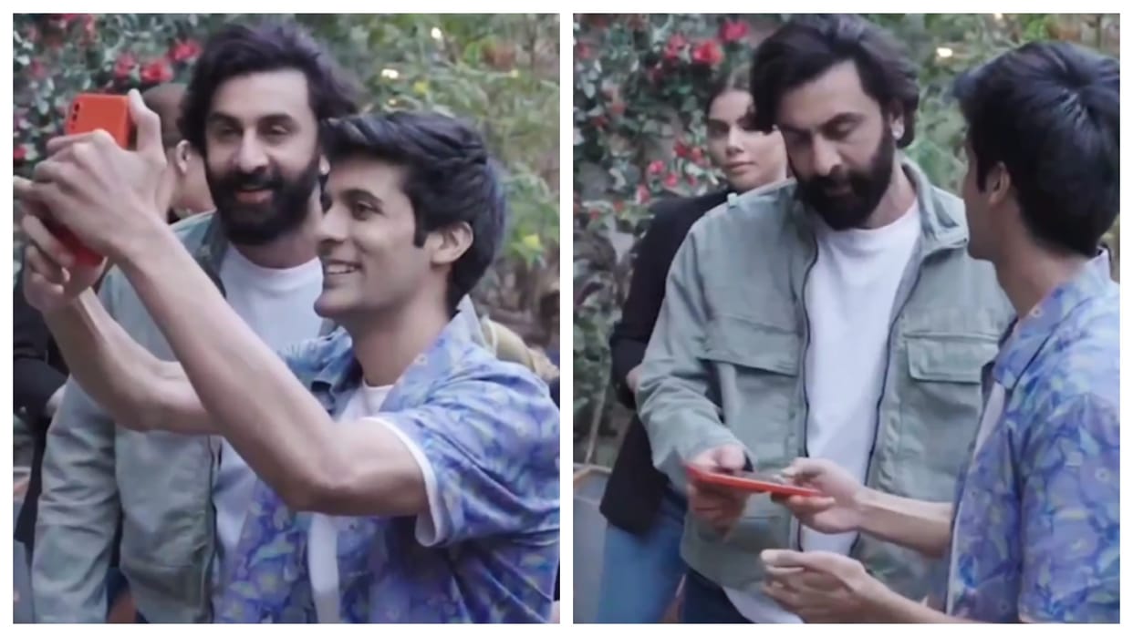 Ranbir Kapoor Throws Fan Mobile Netizens Speculate it May Be Commercial Ad Some Starts trolled Video Viral