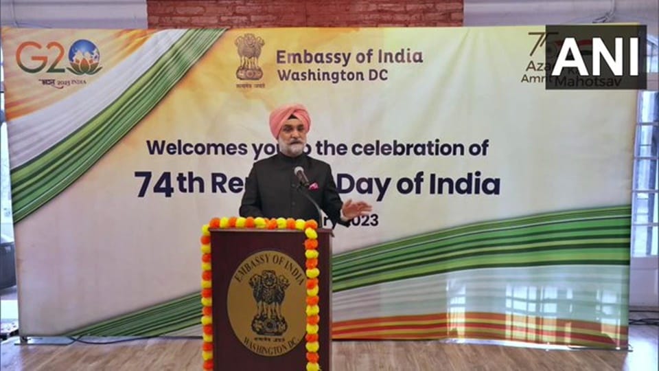 Republic Day: India Ambassador Taranjit Sandhu says US instrumental partner India trans formative journey