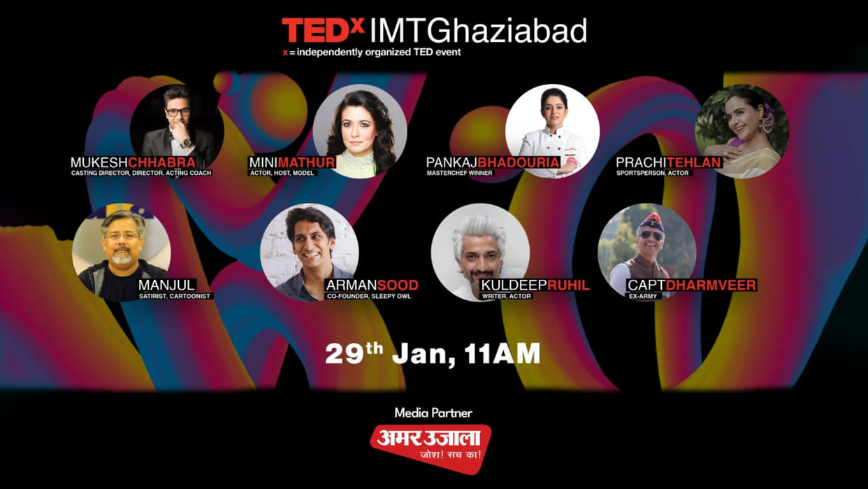 IMT Ghaziabad is hosting TEDxIMTGhaziabad on 29th January 2023 the annual flagship event of the college