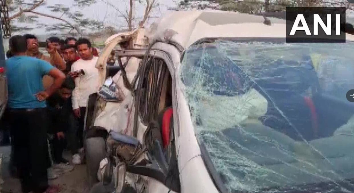 Two girls were killed and five others injured in a road accident at GTB road in Dhubri district