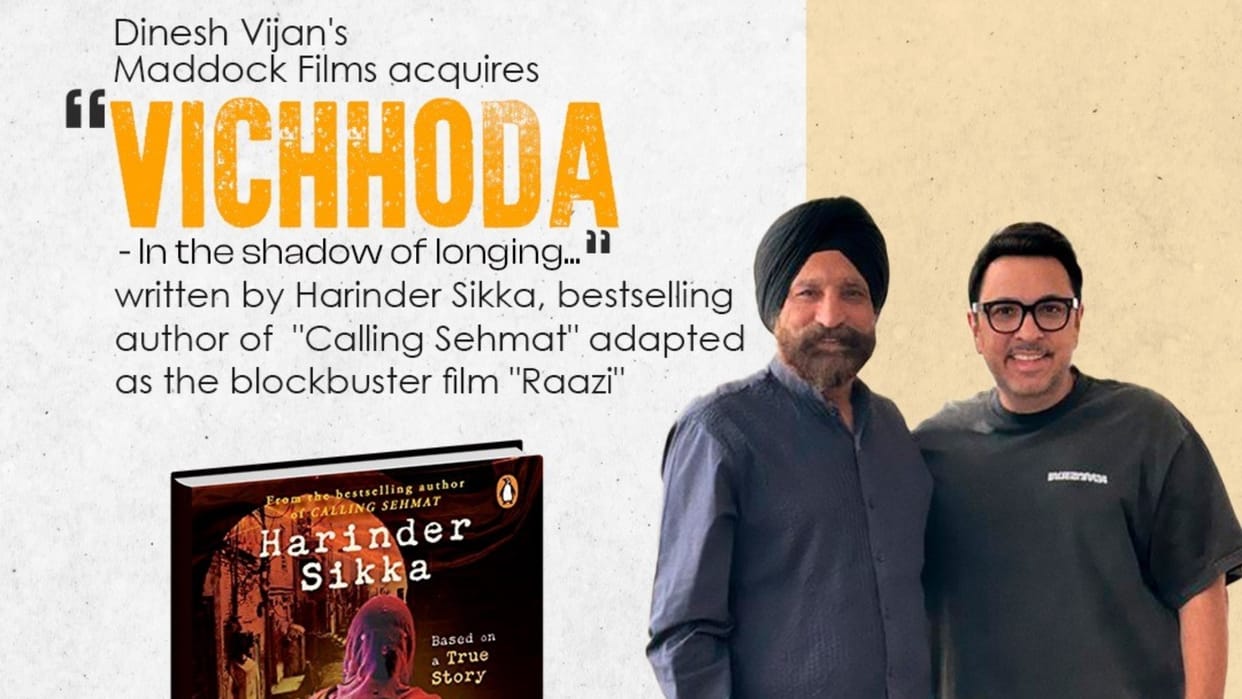 After Raazi Dinesh Vijan making one more movie on novel of Harinder Sikka Maddock Film