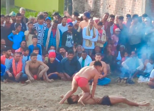 Twisted neck in wrestling, death of wrestler in the arena of Suryagadha