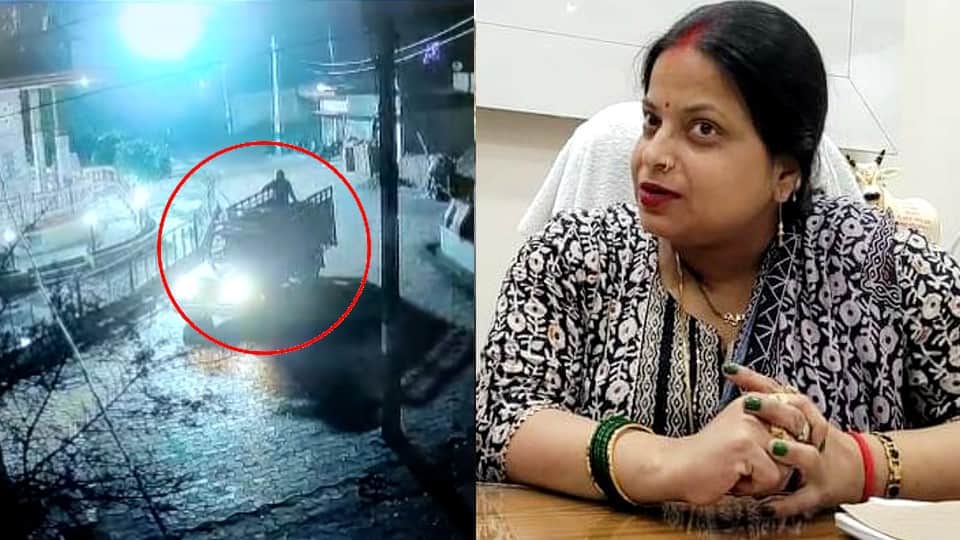 police searching buffaloes of District Panchayat President Mamta Yadav in Shahjahanpur