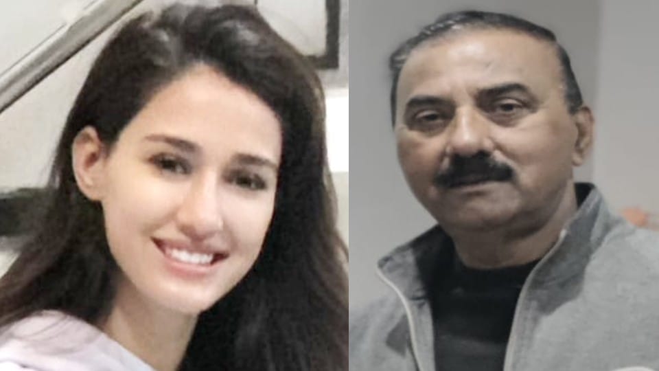 Bollywood actress Disha Patani reached her home spent time with her parents in Bareilly