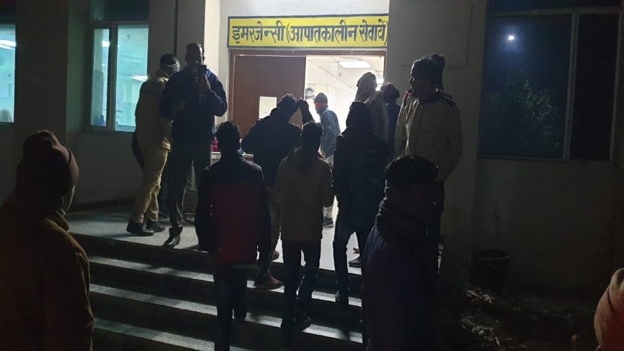 Major road accident in Pangi village of Ramapur Chowki area of Lakhimpur Kheri