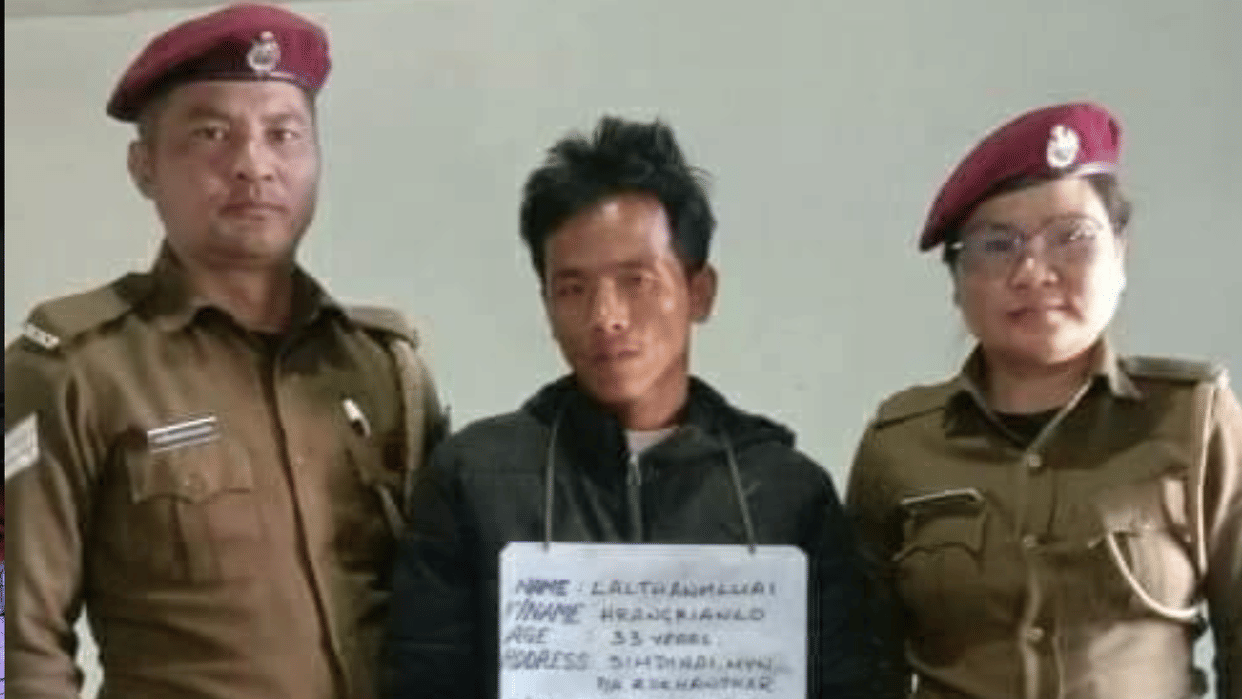 Mizoram Police recovered 279 grams heroin worth more than one crore Myanmar citizen arrested