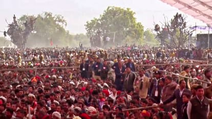 Prime Minister Narendra Modi reached Bhilwara's Asind