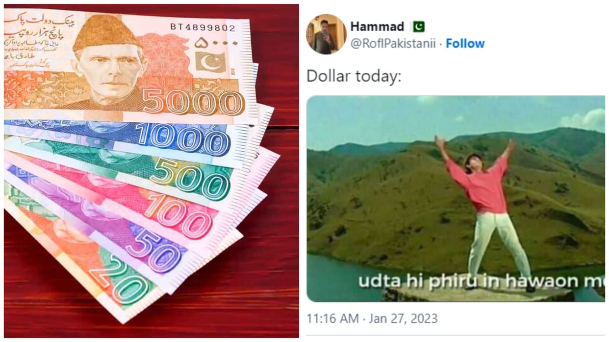 Pakistan Economic Crisis Pakistani Rupees on record low against dollar as memes flow through Social Media news