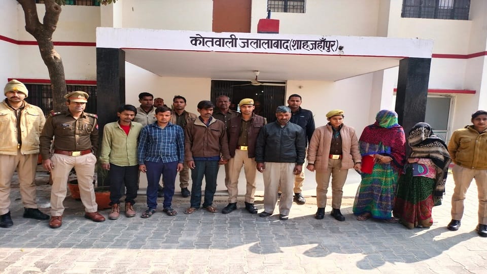 wife and sister-in-law got hired killers to kill Surjeet up police arrested six In Shahjahanpur