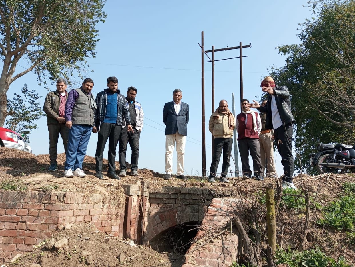 The MLA inspected the canals