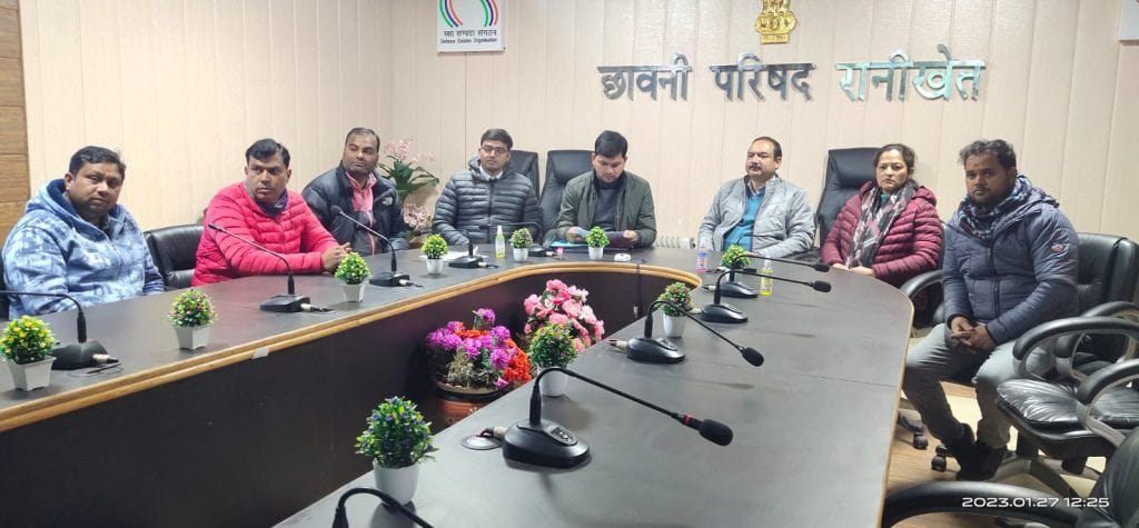 Traders And Ranikhet Cantt Officers Meet for Single Use Plastic
