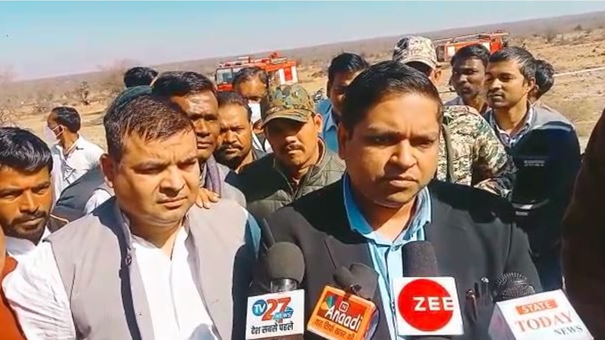 Sukhoi Mirage Crash News Update plane had become a ball of fire before crash in Morena Jungle