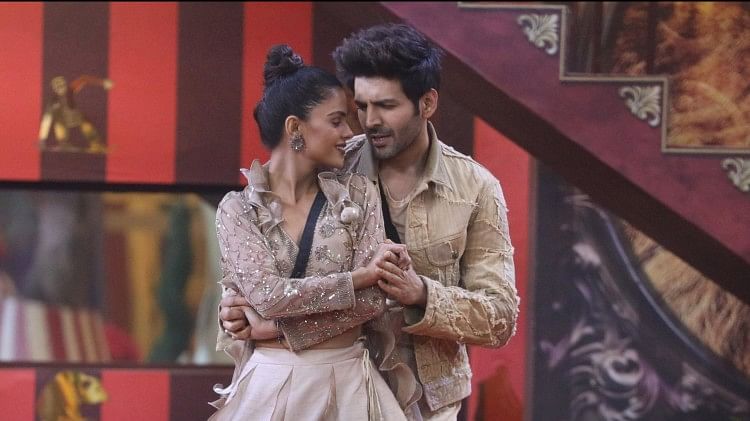 Bigg Boss 16 Shanivaar Ka Vaar Shehzada Kartik Aaryan In Bb House With Farah Khan Amar Ujala 