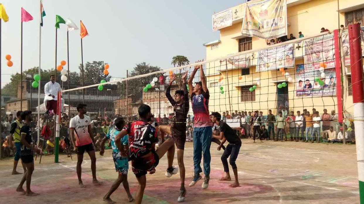 chhapra won volley ball match