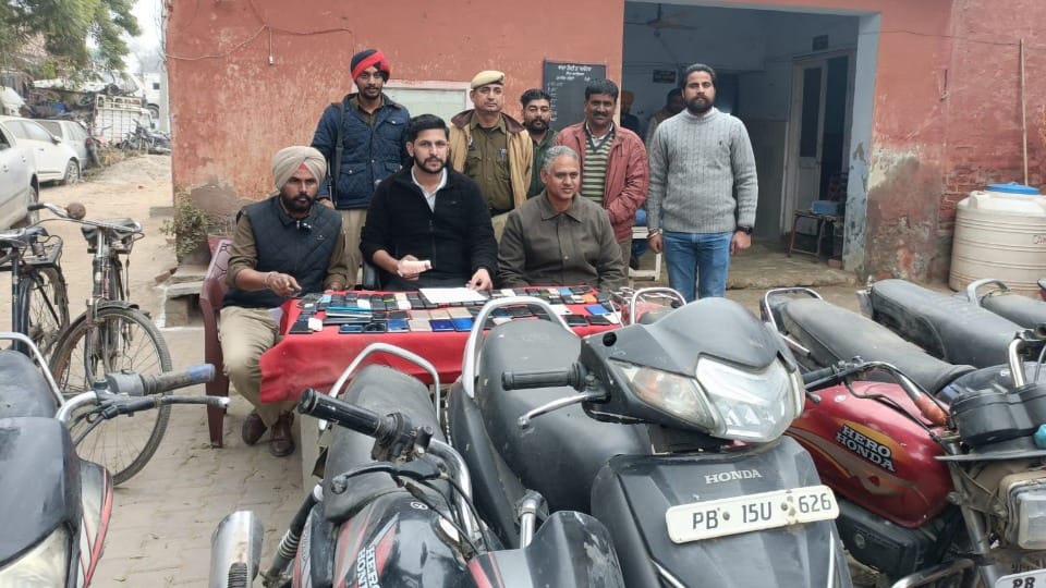 Police busted thieves gang in Abohar of Punjab