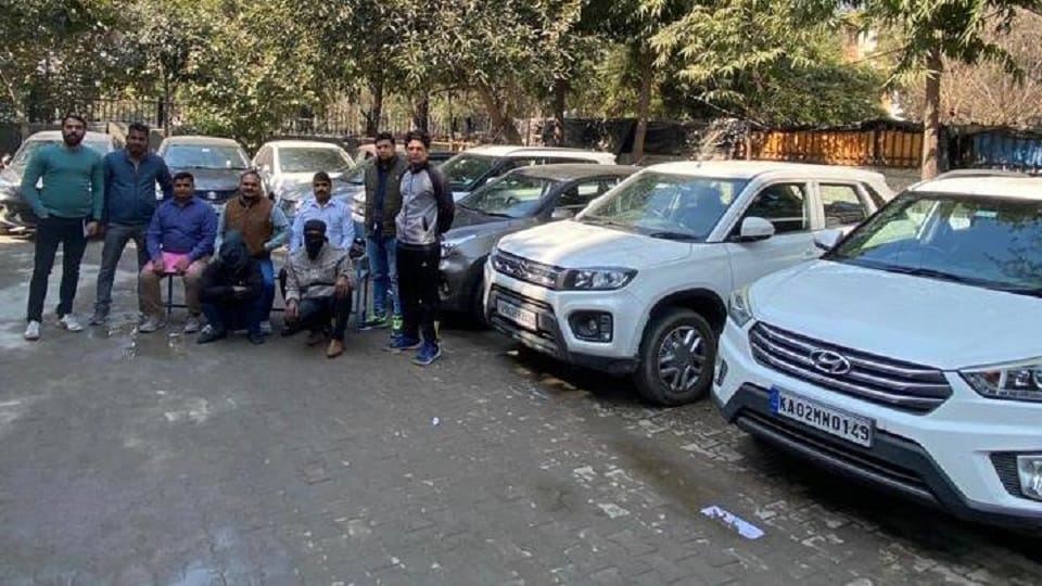 steal luxury cars from Delhi-NCR and change engine numbers in Moradabad then sell it in South India