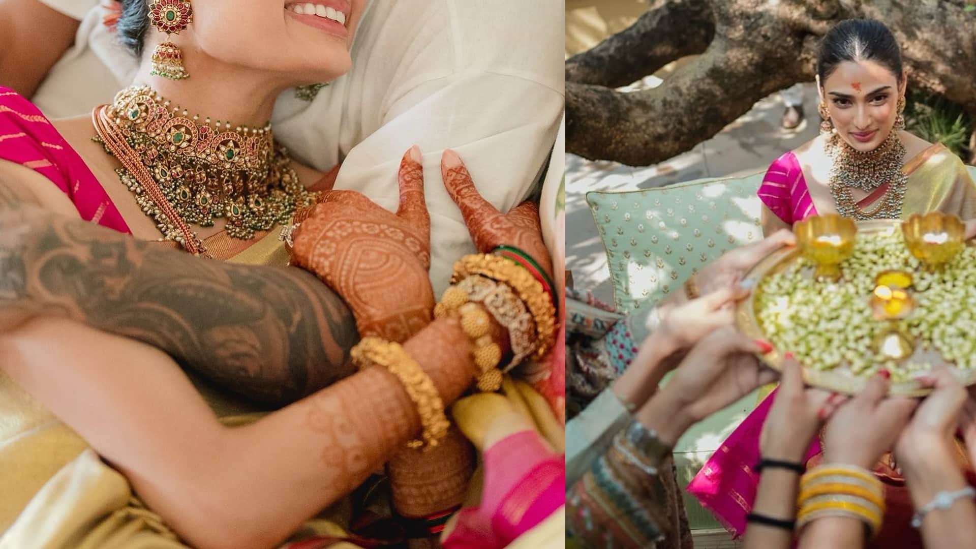 Wedding Jewellery : Athiya Shetty And Masaba Gupta wedding jewellery see photos here