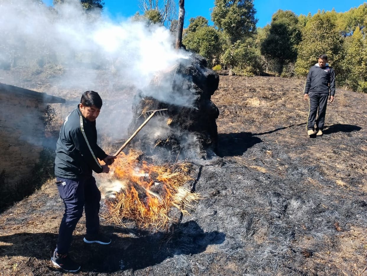 Fire Case in Balai Village Lohaghat