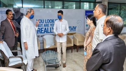 Odisha CM Patnaik reached Bhubaneswar to inquire about the well being of the Health Minister