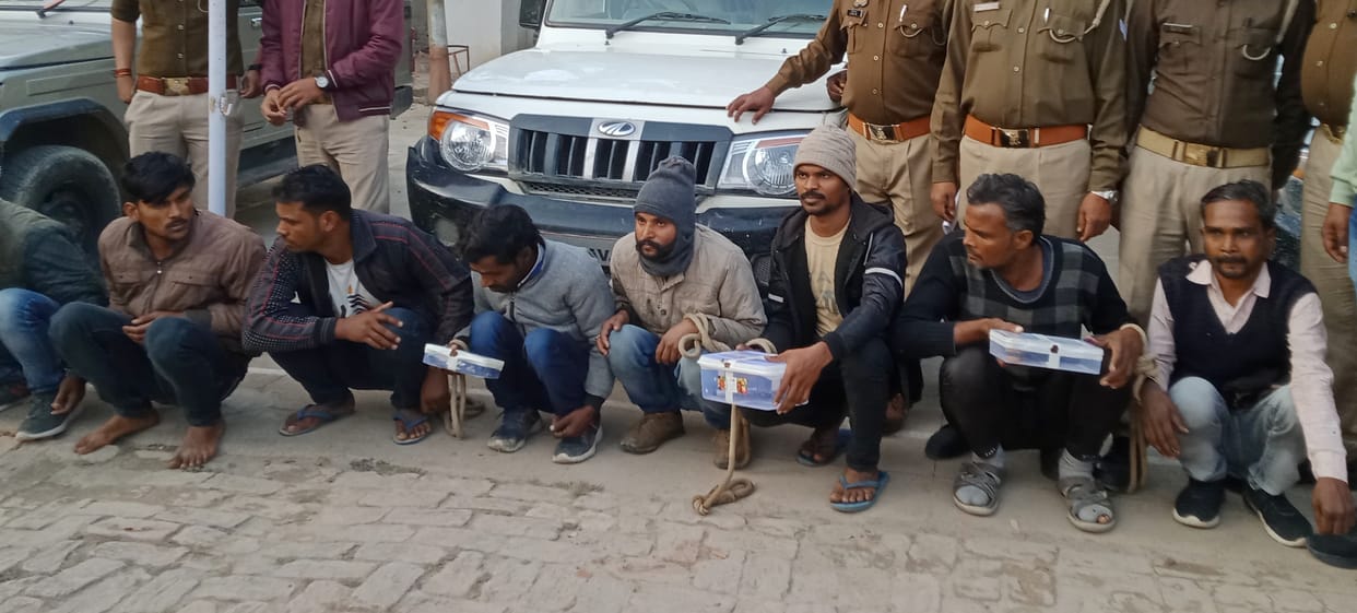 Eight interstate vicious thieves arrested including kingpin