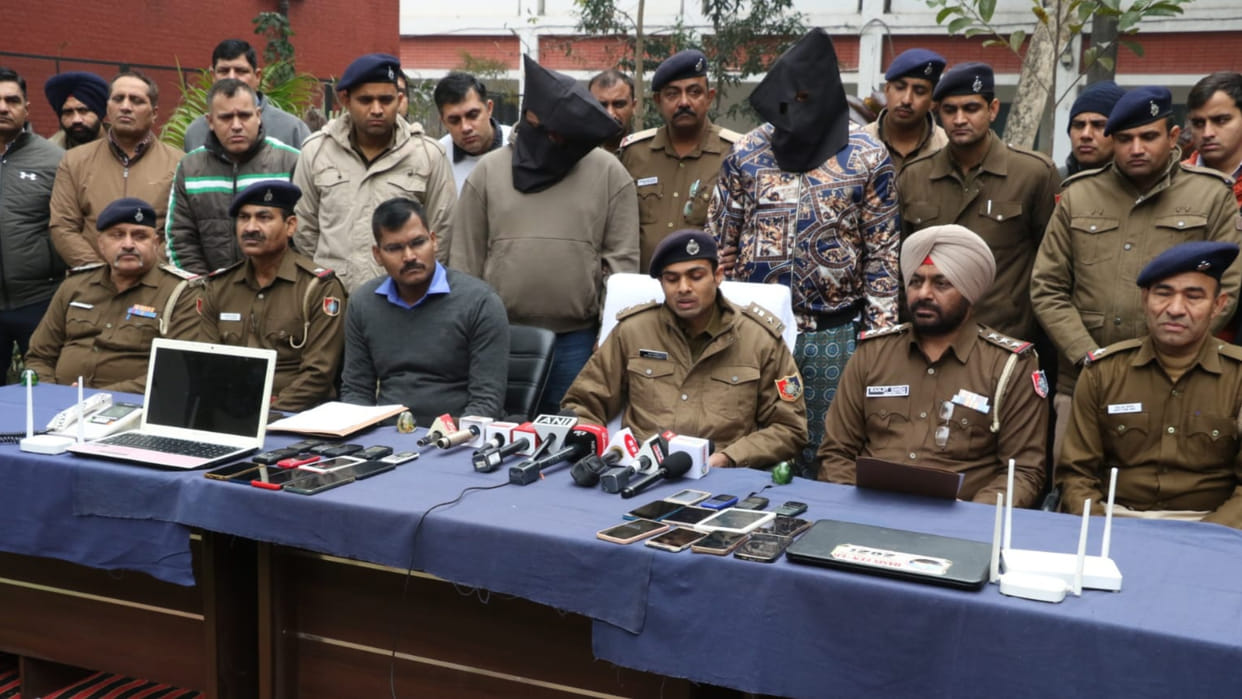 Chandigarh police busted a gang that cheated through matrimonial app
