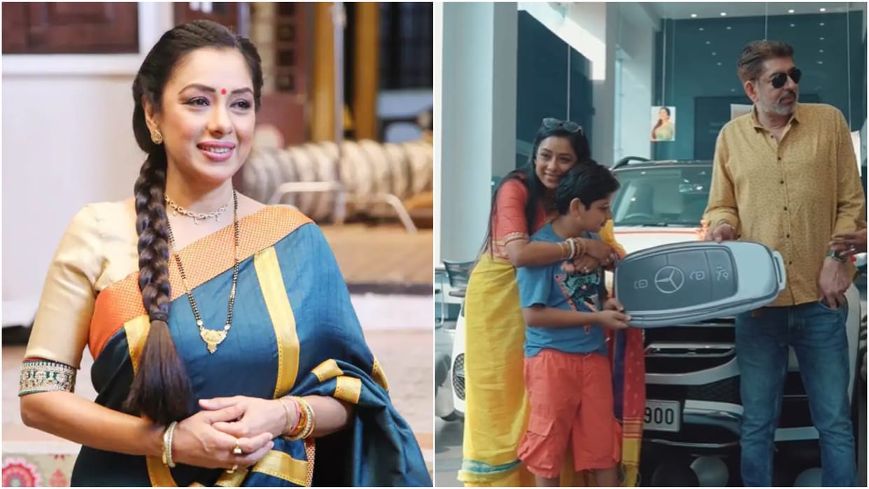 Anupamaa fame Rupali Ganguly bought Mercedes worth 1 crore share video on social media