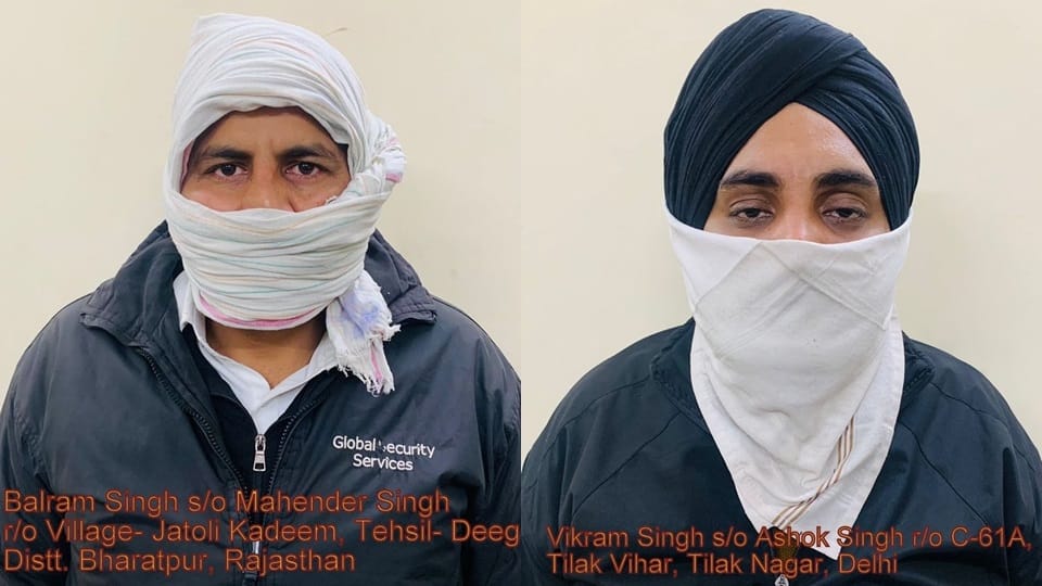 Delhi Two Khalistan supporters arrested for writing anti-national slogans