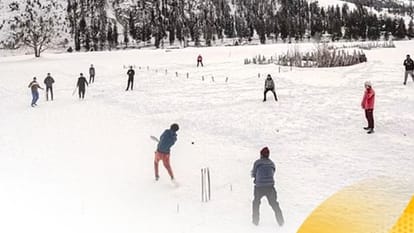 jammu kashmir: Gurez players showed amazing performance in snow cricket tournament