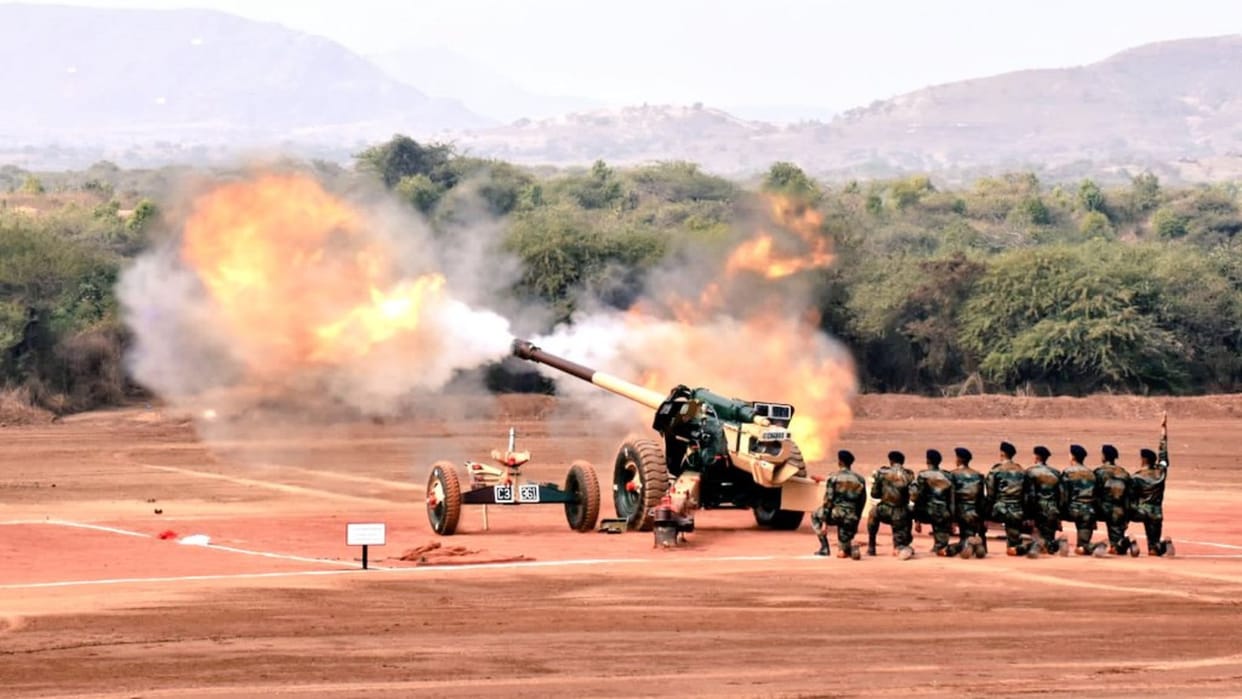 Indian Army's Exercise Topchi held at School of Artillery at Devlali